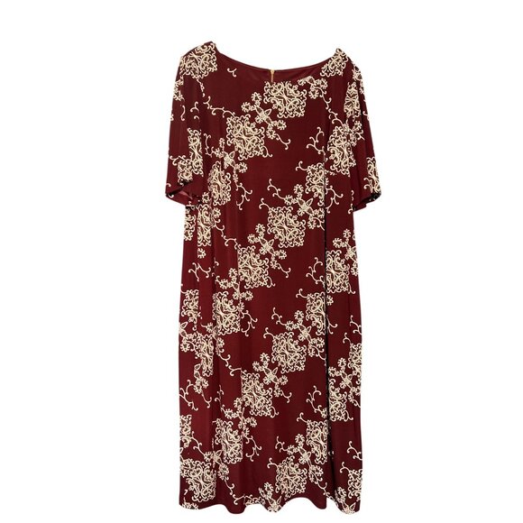 RED Ronni Nicole Floral Embossed Dress 16W - Picture 13 of 13